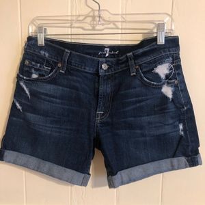 7 for All Mankind Denim Shorts